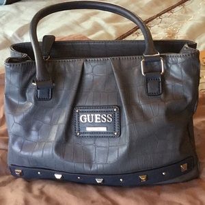 Blue Guess purse